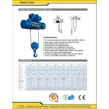 1 Ton Wire Rope Electric Hoist